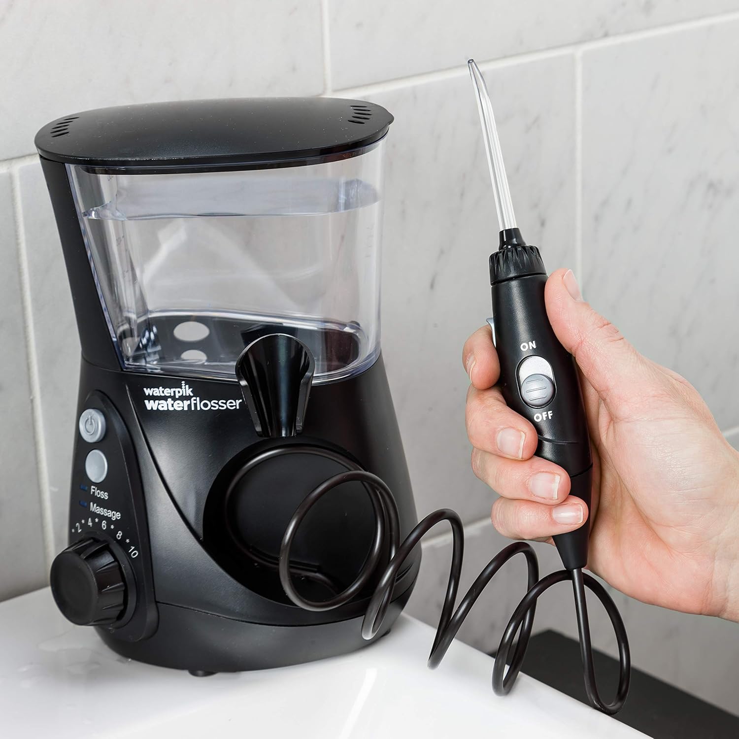 Detalle 2 de Waterpik Ultra ☕ Irrigador Dental Sobremesa con 10 Velocidades