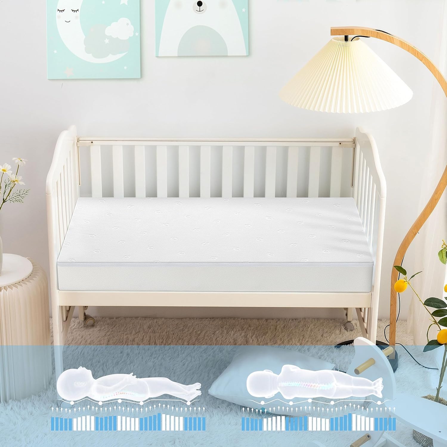 Thumbnail 5 de BedStory Babymatratze 60 x 120 12 cm