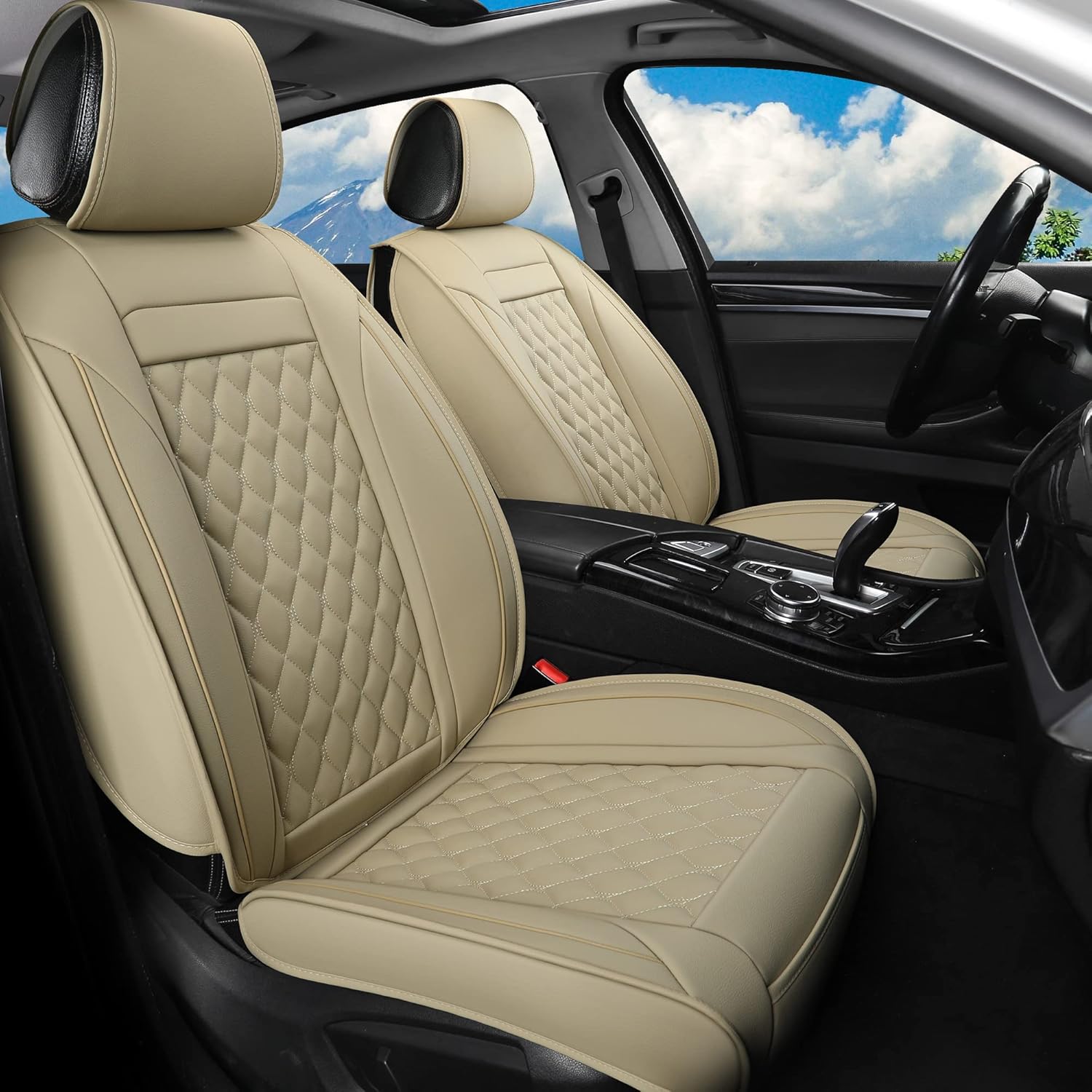 Thumbnail 6 de Vankerful Car Seat Covers Front Pair 2-pc