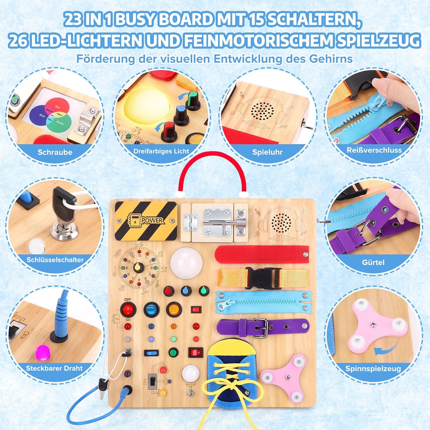 Thumbnail 1 de Montessori Busy Board 23 in 1