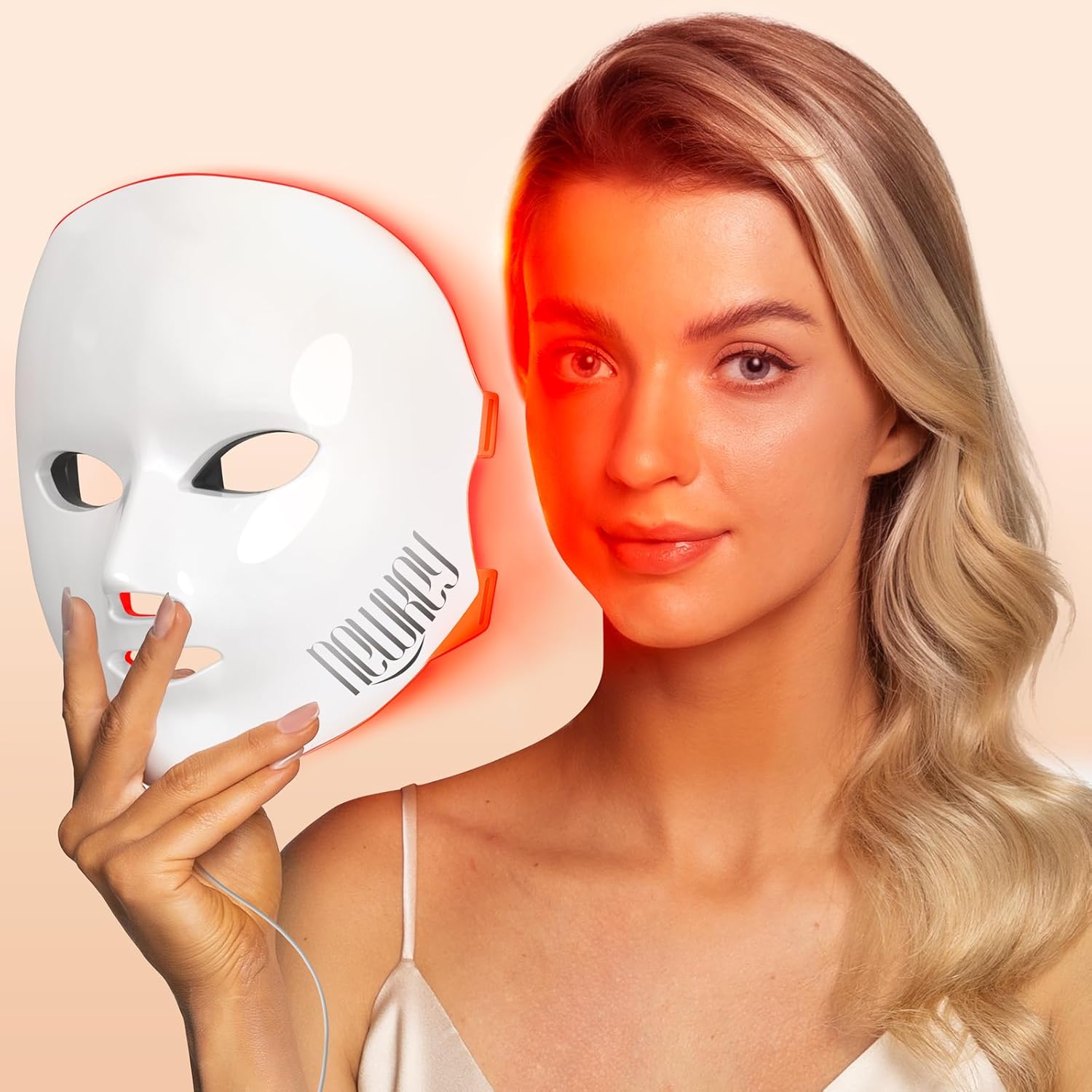 Detalle de NEWKEY LED Face Mask Therapy 10 Min