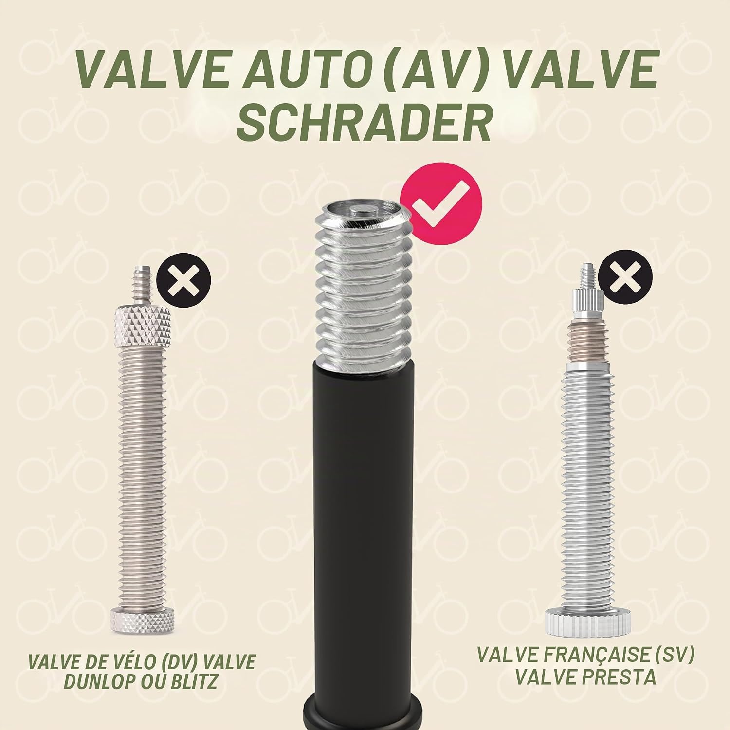 Thumbnail 3 de Chambre à air Prophete pour vélo – Valve Schrader, qualité fiable