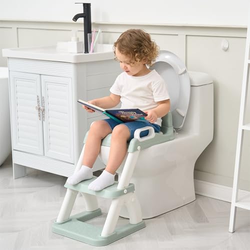 Thumbnail 7 de Réducteur de toilette enfant avec marche et dossier – SUPERBE BEBE, pliable et antidérapant