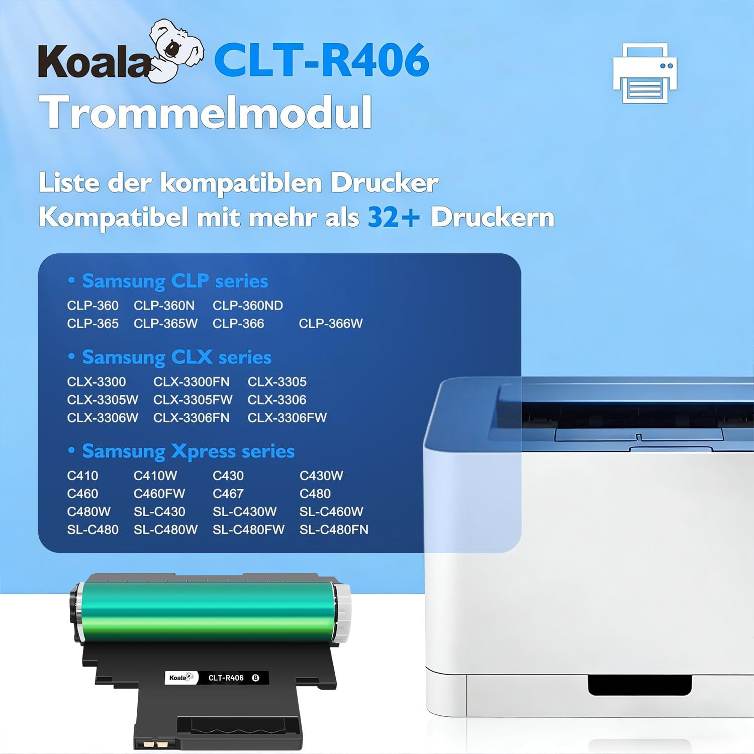 Thumbnail 1 de Koala R406S CLT-R406S tamburo compatibile 16.000 pagine 🖨️