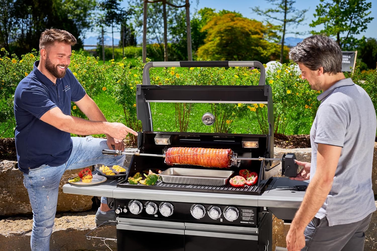 Thumbnail 3 de RÖSLE Premium-Drehspieß – Hochwertiger Grillspieß für VIDERO G4/G6 und MAGNUM G4