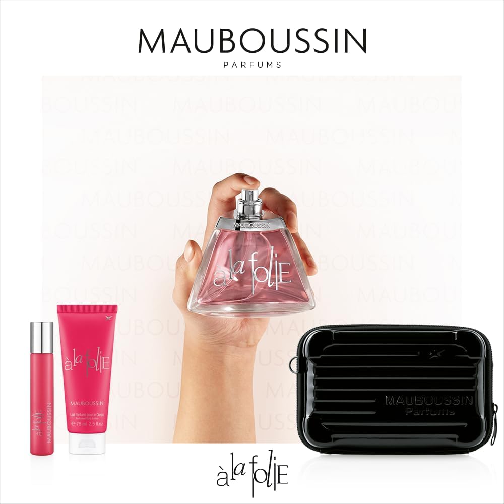 Thumbnail 2 de Mauboussin - Cofanetto Prestige A La Folie: Eau de Parfum 100 ml, Latte Corpo 75 ml, Spray Viaggio 20 ml e Borsa a Tracolla