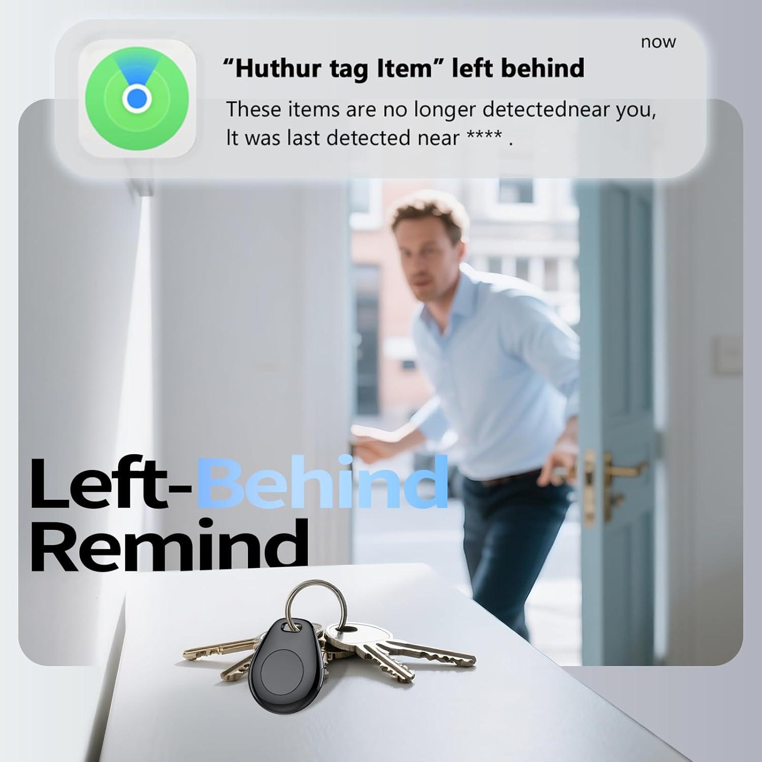 Thumbnail 4 de Tukio® Air Tags Traceur Lot de 4 – Localisateurs d’Objets compatibles Apple Find My (iOS)