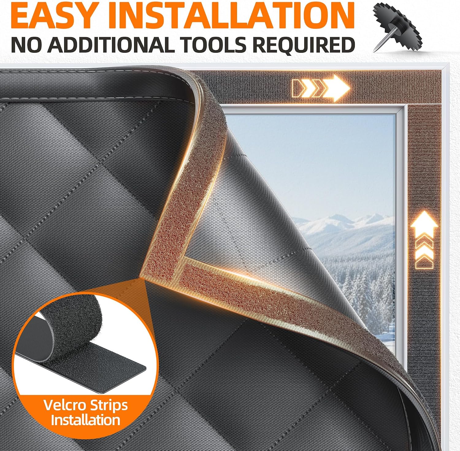 Detalle de Window insulation kit, 27 x 39 inches