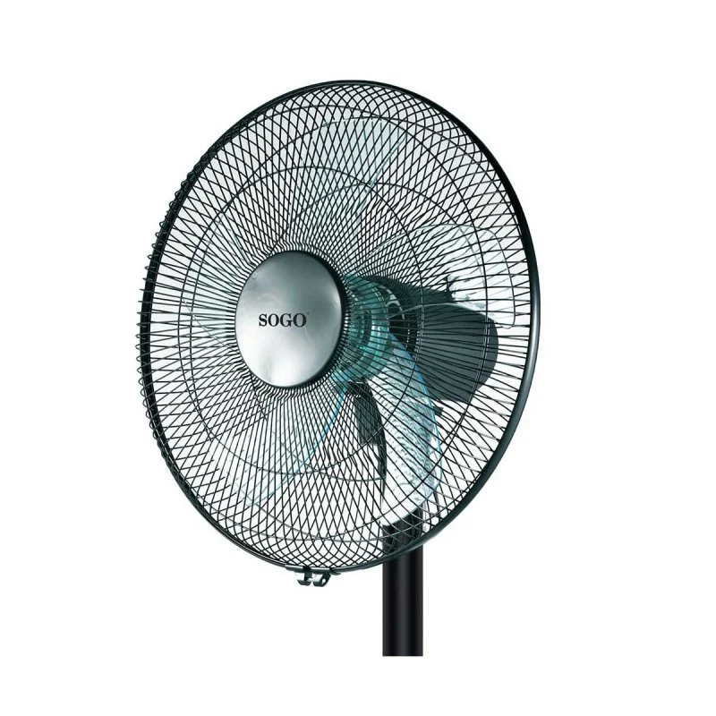 Thumbnail 1 de Sogo Ventilador de Pie 50W Negro: potencia contenida y ruido bajo para el día a día