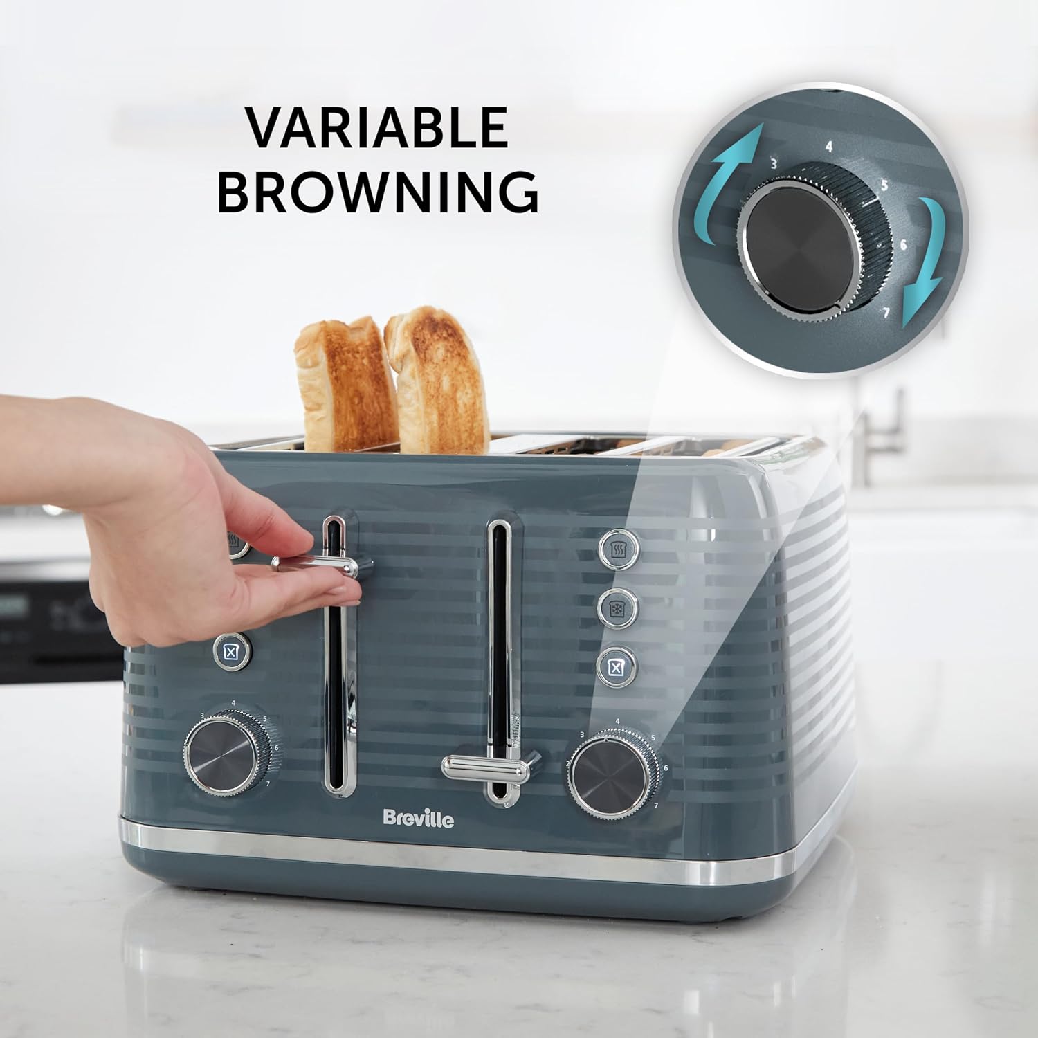 Detalle 2 de Breville Zen 4 Slice Toaster 4-slice 🍞