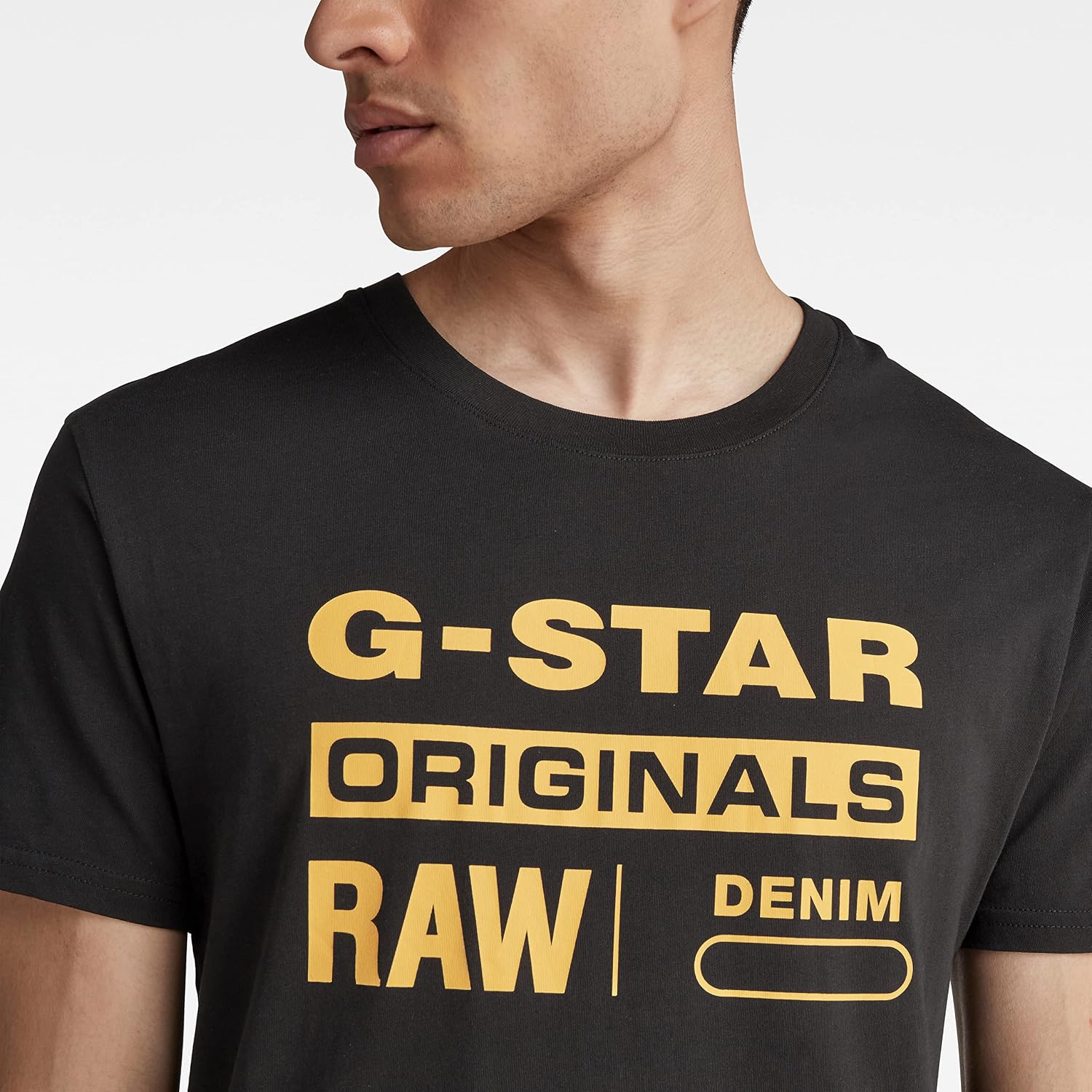 Detalle de G-Star Men's Graphic 8 T-Shirt (Pack of 1): A straightforward everyday tee