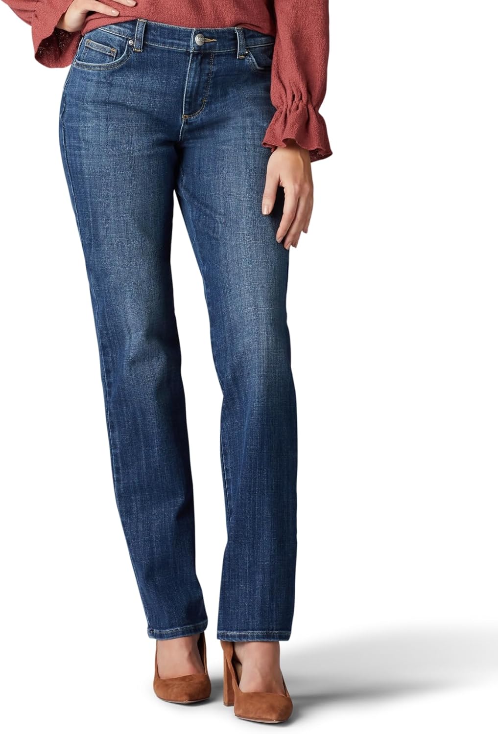 Thumbnail 4 de Lee Damen-Jeans Gerades Bein