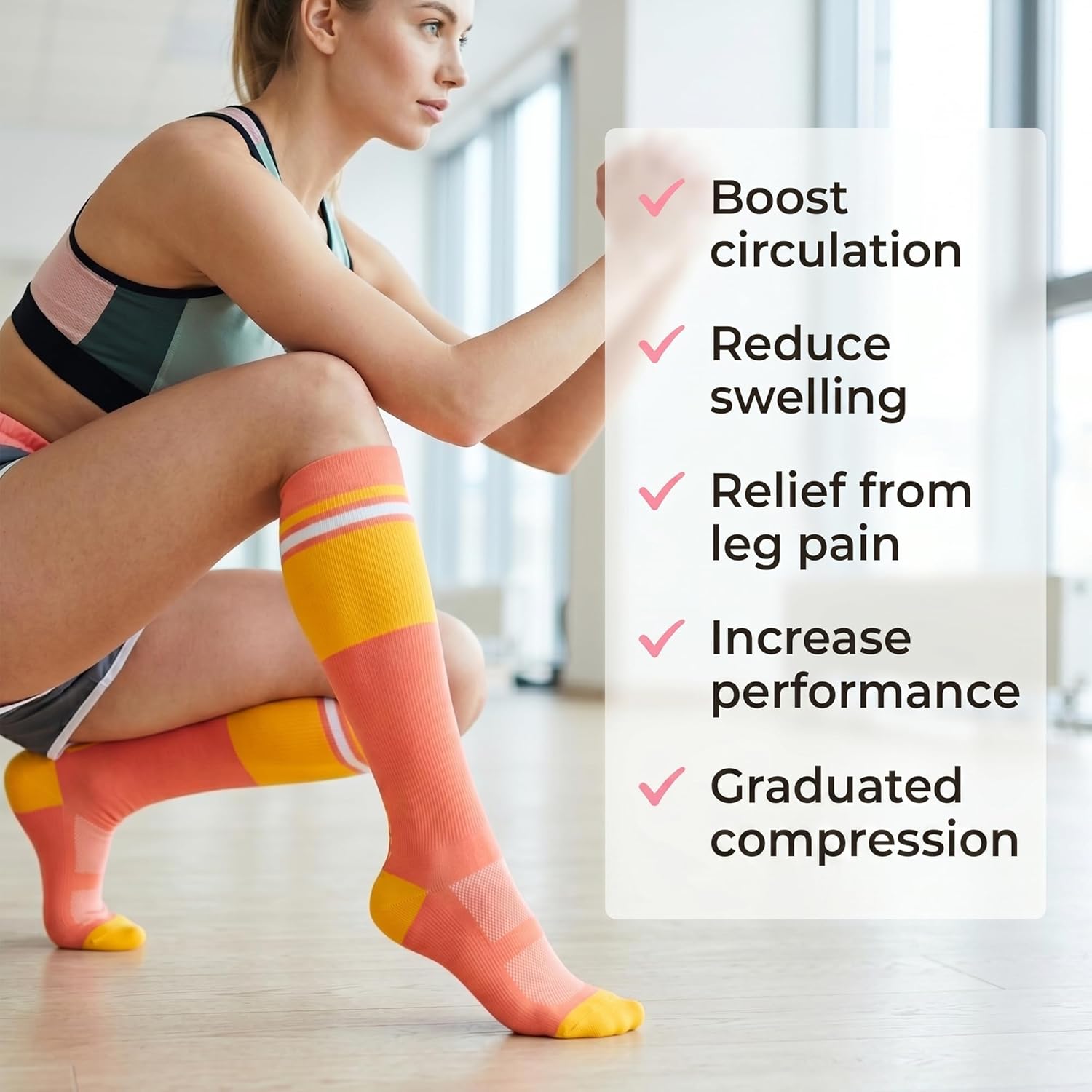 Thumbnail 3 de fenglaoda Compression Socks 3 Pairs