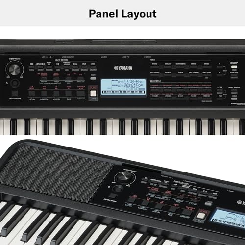 Detalle 2 de Yamaha PSR-E383: Tastiera portatile per principianti con 61 tasti e lezioni Yamaha incluse