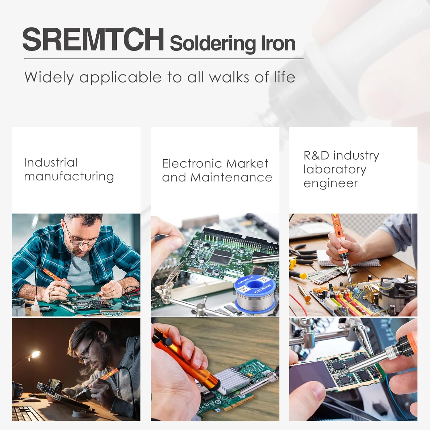 Thumbnail 6 de SREMTCH Fer à Souder 60W 200–450℃