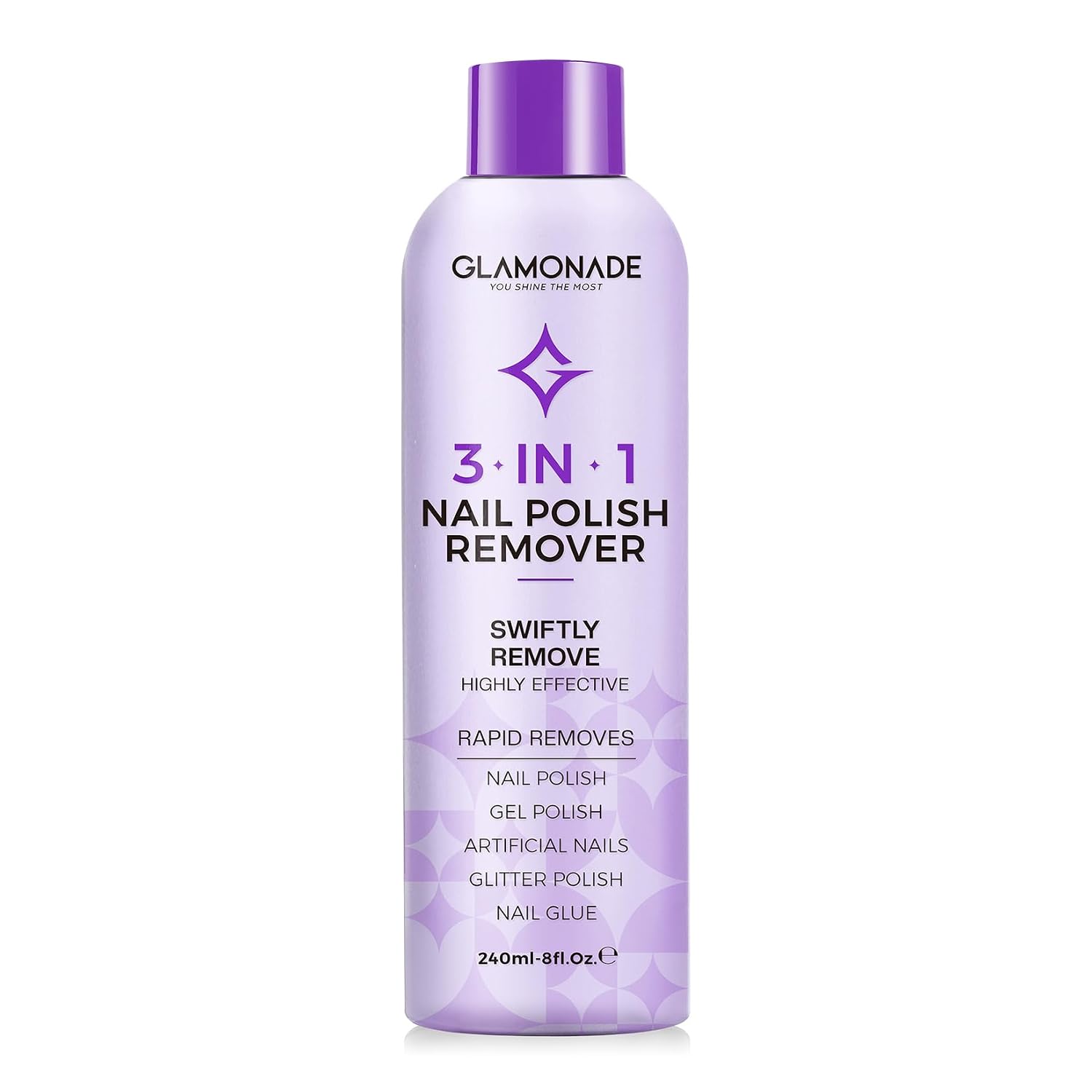 Glamonade Acetone Gel Remover 8 Fl Oz