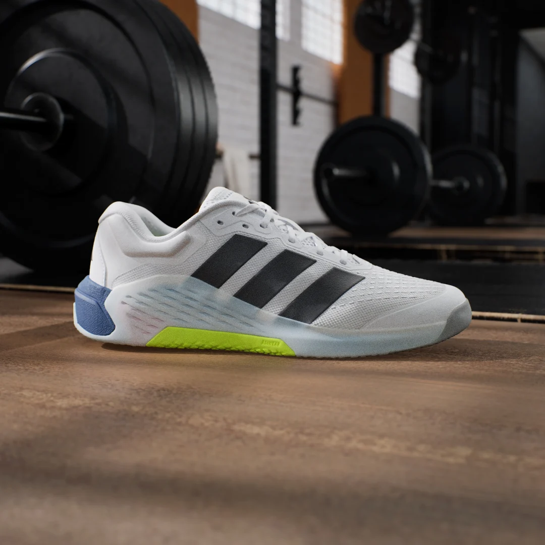 Detalle 2 de Adidas Dropset 4: ficha completa de la zapatilla de training en blanco