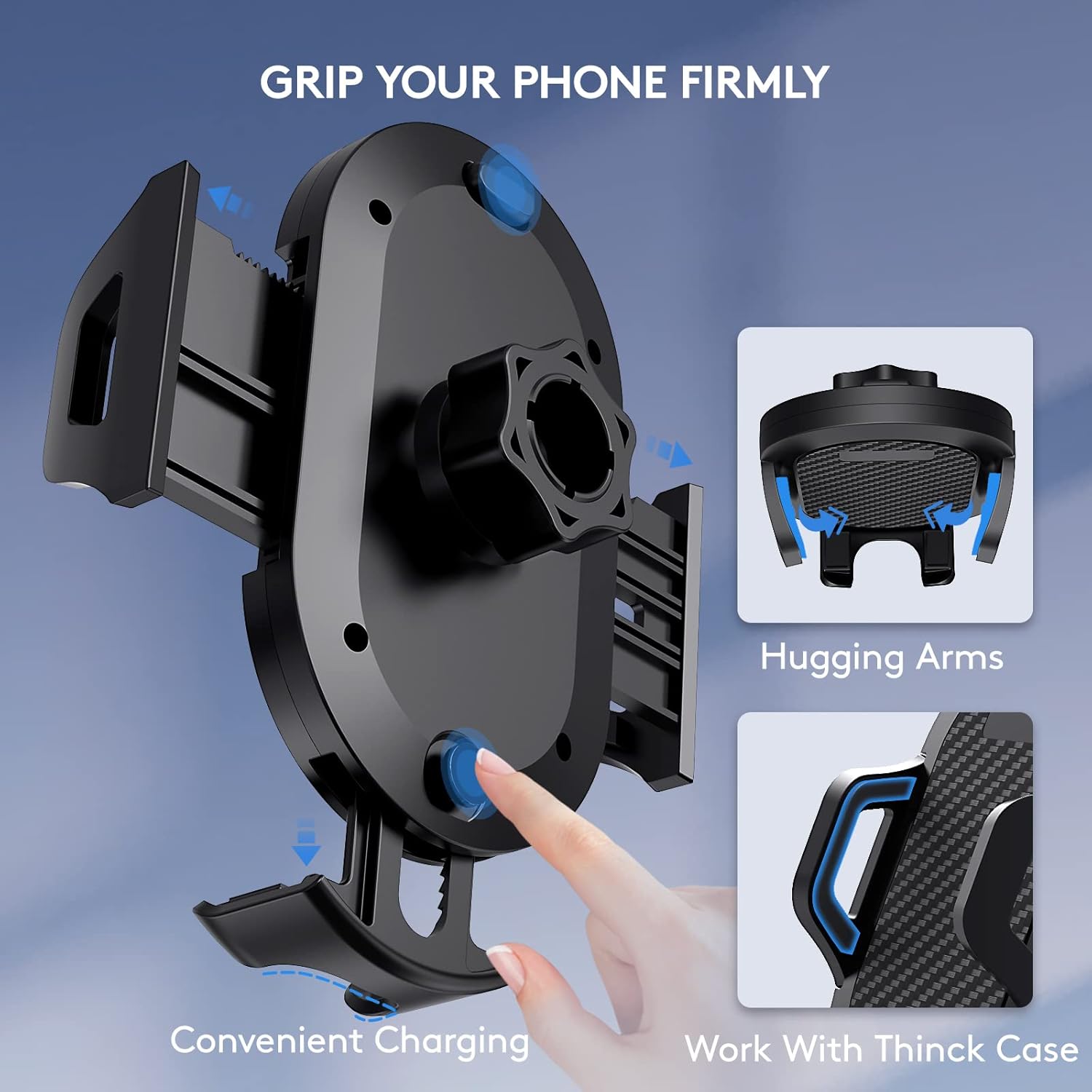 Thumbnail 3 de ANCOOLE Car Phone Holder with strong suction cup