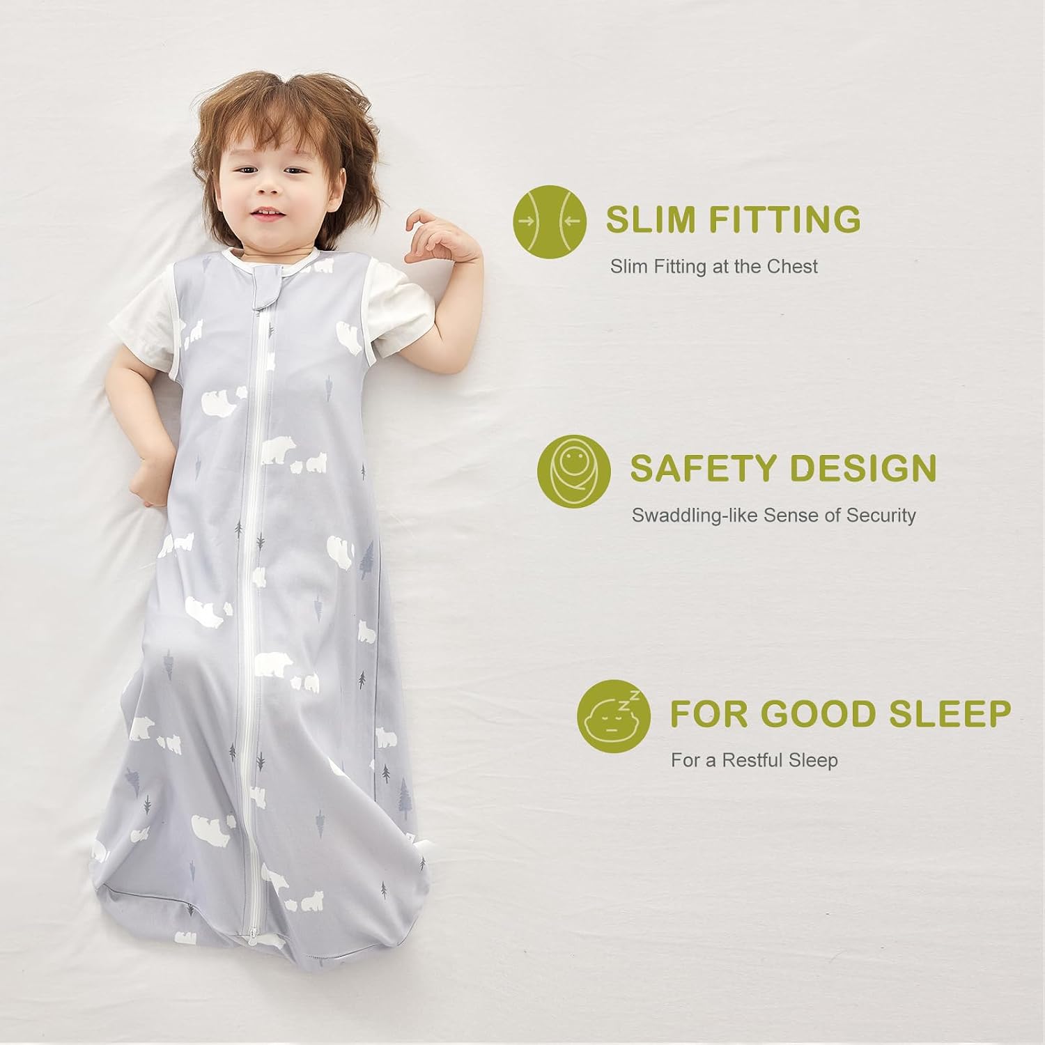 Thumbnail 1 de Nivolltha Super Soft 1 TOG Baby Sleeping Bag