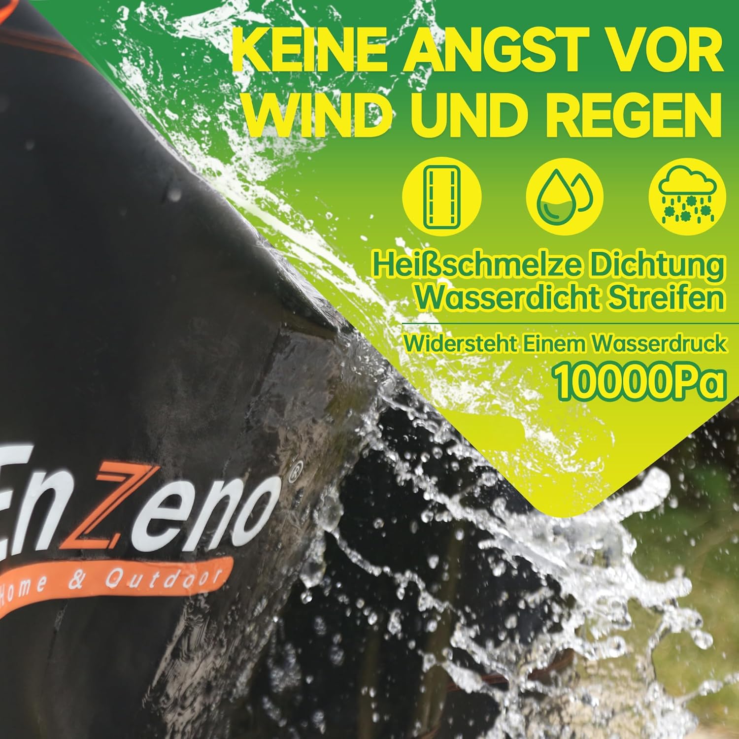 Thumbnail 1 de Enzeno Gartenmöbel Abdeckung Wasserdicht 180x150x90 cm – robust, atmungsaktiv und windfest