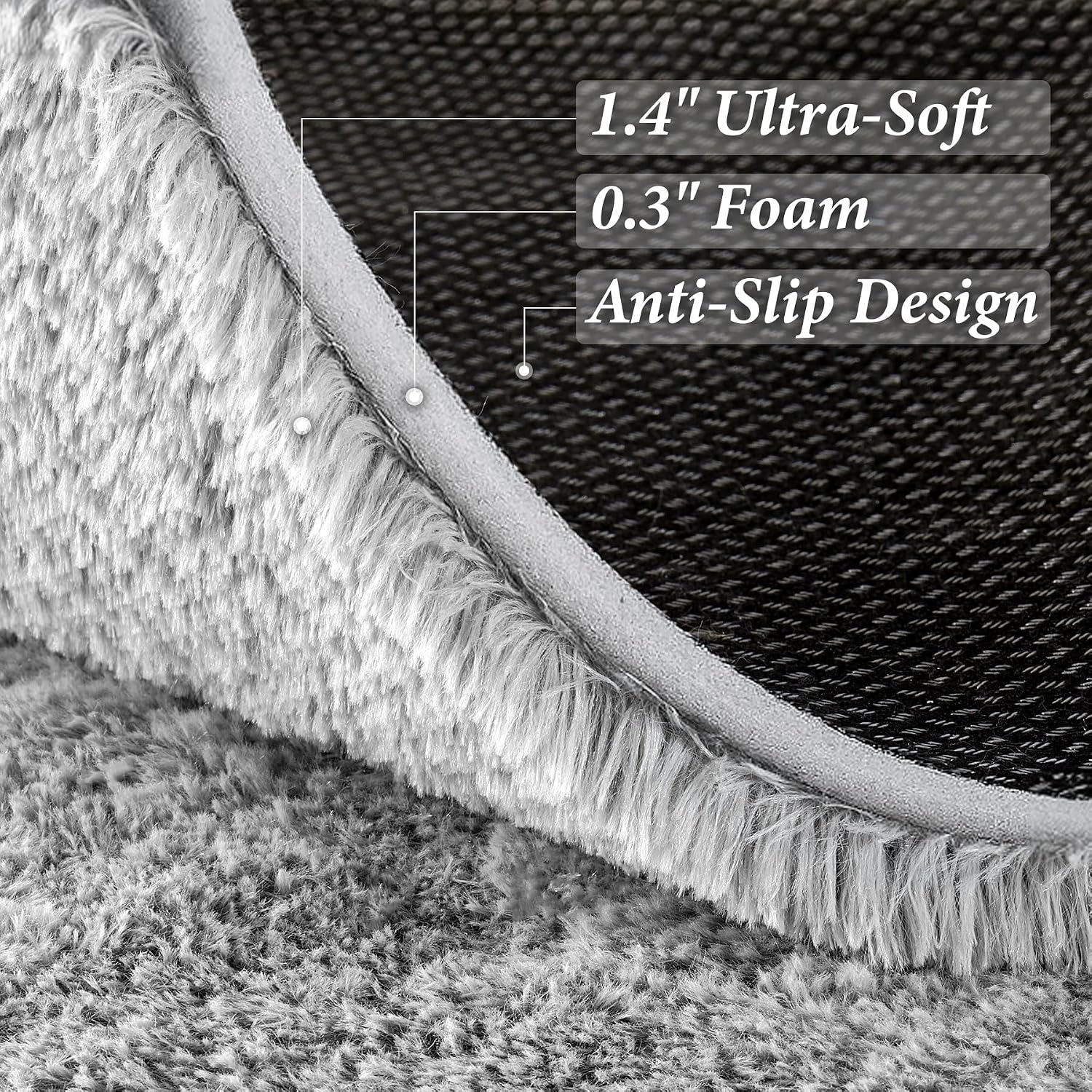 Detalle de Huiuhjirug Area Rug 4x6 ft