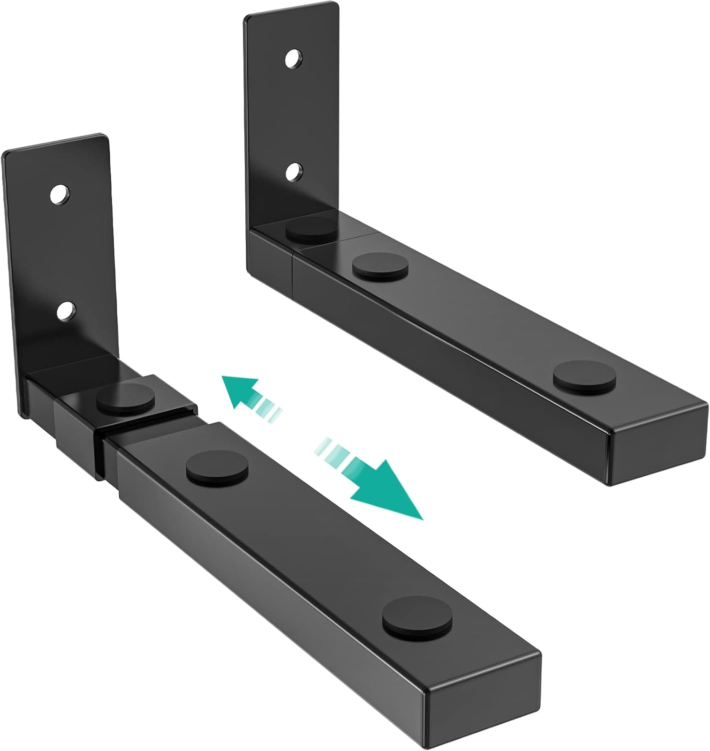 Detalle de WALI Center Channel Speaker Wall Mount SLK201 – Universal Bracket for Soundbars (Up to 13.6 kg)