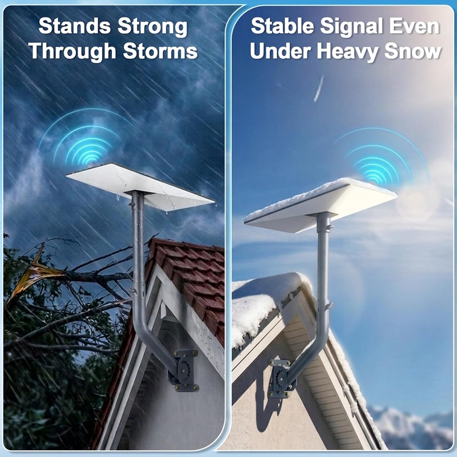 Detalle de Starlink-Compatible Satellite Mount with 30-Inch Extension