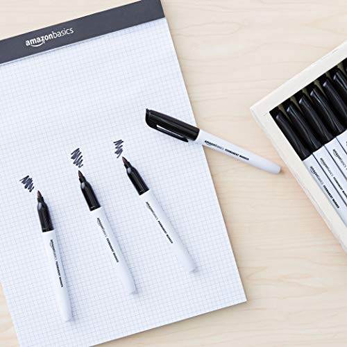 Detalle 2 de Amazon Basics Rotuladores permanentes 24 unidades 🖊
