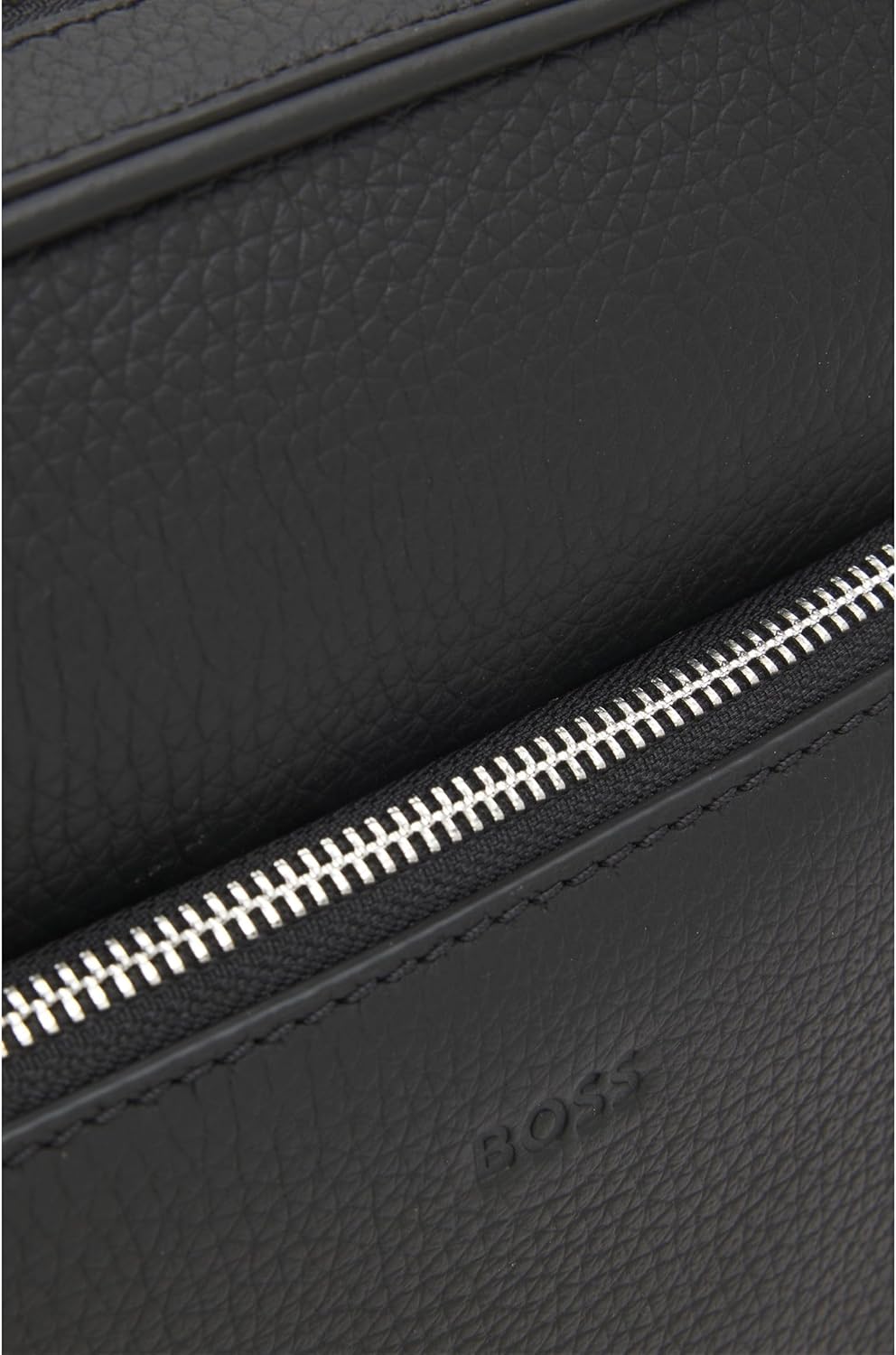 Thumbnail 6 de BOSS New Crosstown NS Zip — Sac reporter en cuir italien à grain naturel (homme)