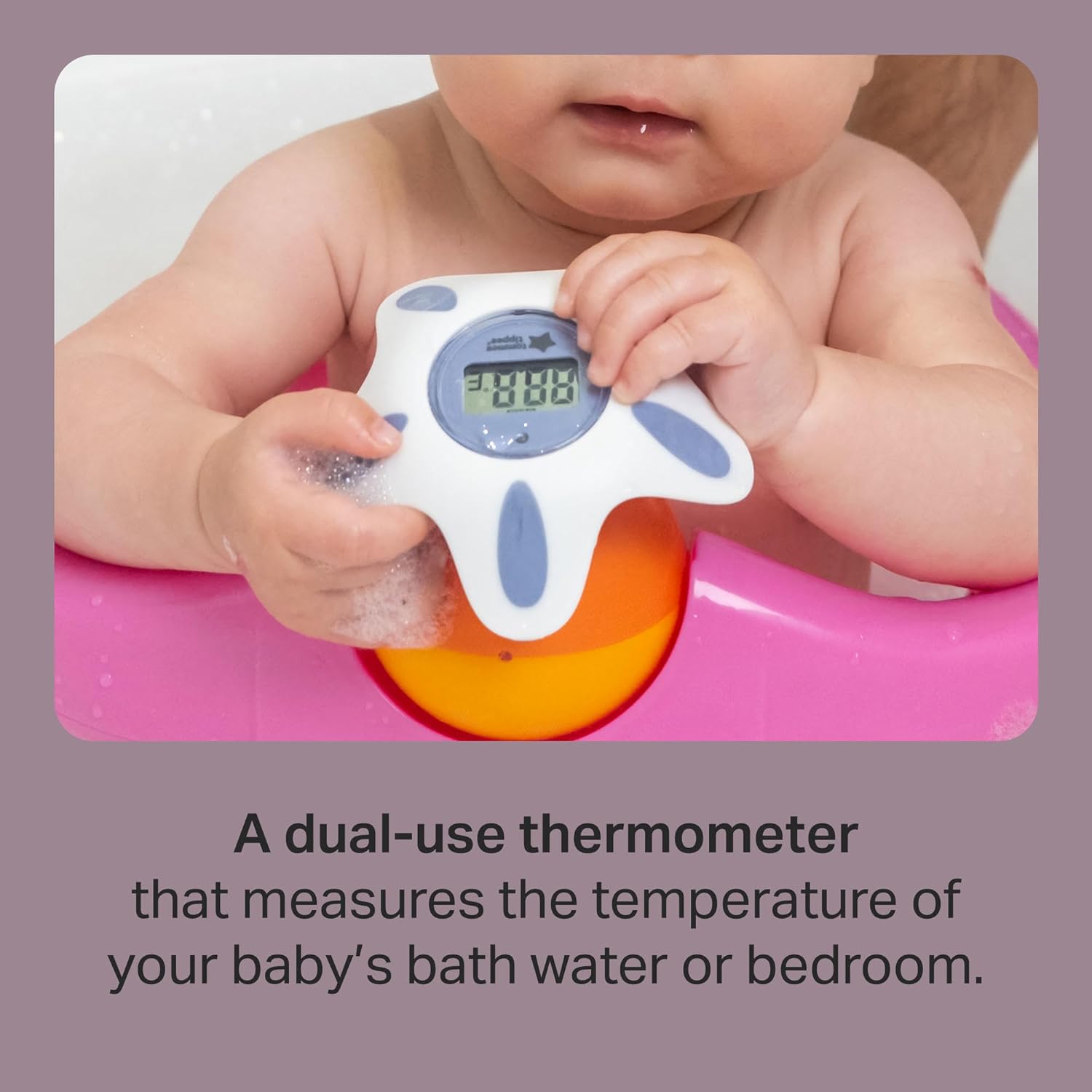 Detalle de Tommee Tippee InBath Digital Thermometer for Baby Bath and Room