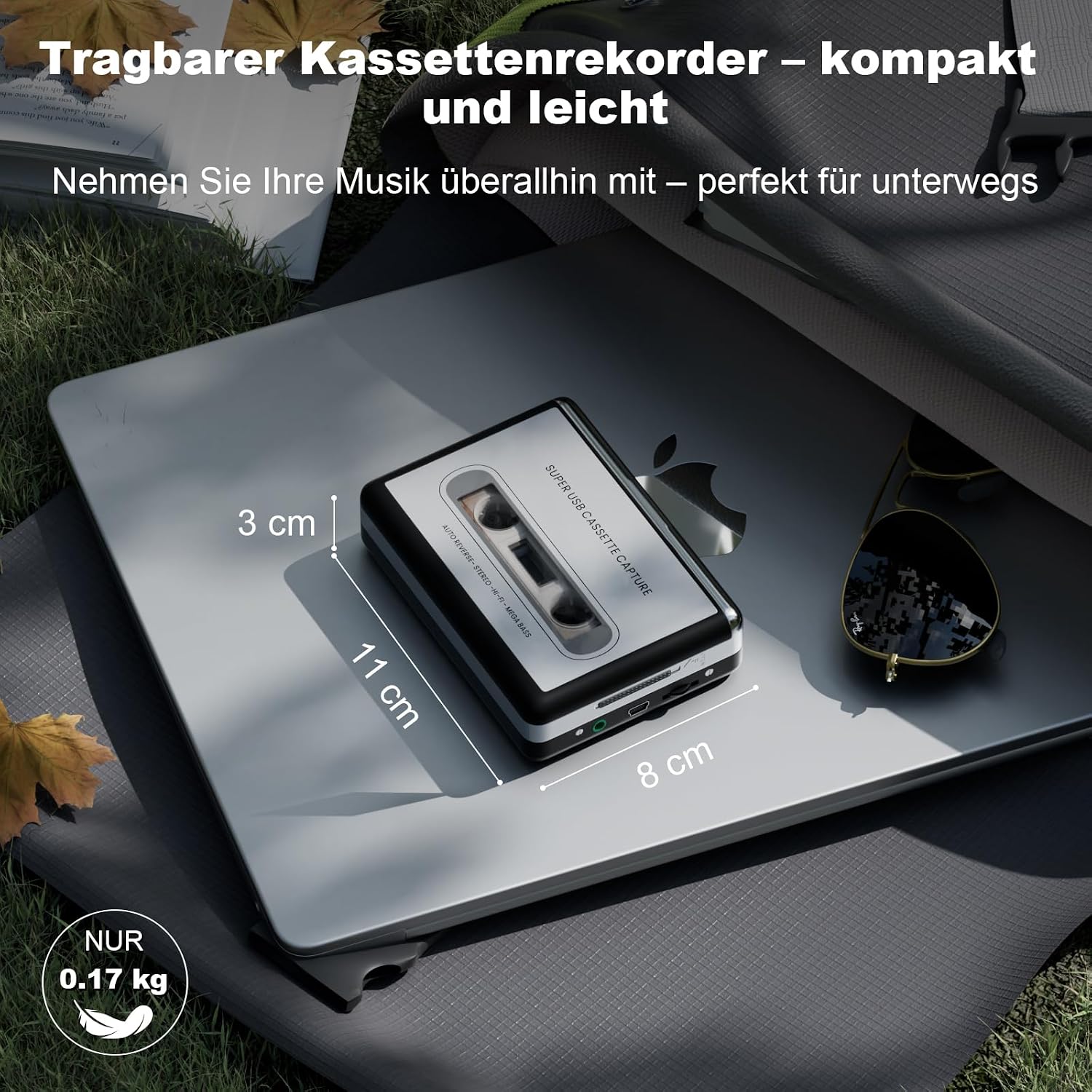 Detalle de Reshow Registratore a cassette audio MP3