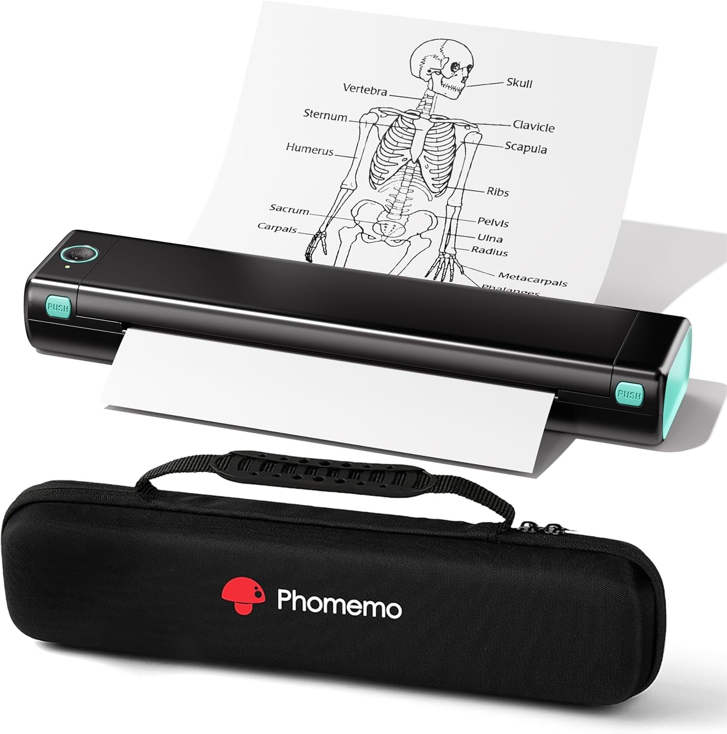 Detalle de Phomemo M08F Portable Bluetooth Thermal Printer