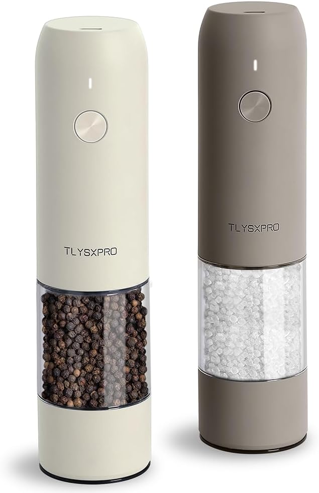 Detalle de Electric Salt & Pepper Grinder Set