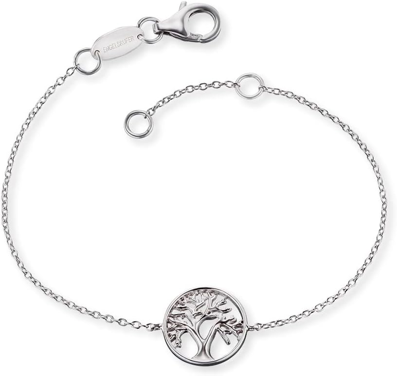 Detalle 2 de Engelsrufer Damen Armband mit Lebensbaum Anhänger aus Sterling Silber, Karabinerverschluss