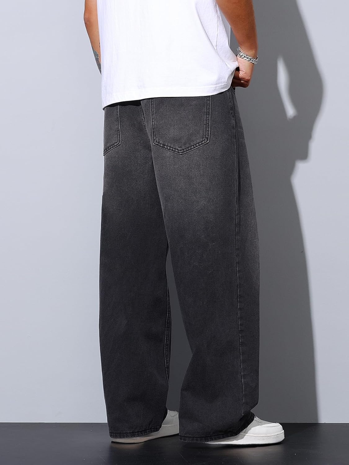 Thumbnail 4 de Zewool Jeans Baggy Hip hop pour Hommes — Denim Large pour un look Y2K Streetwear