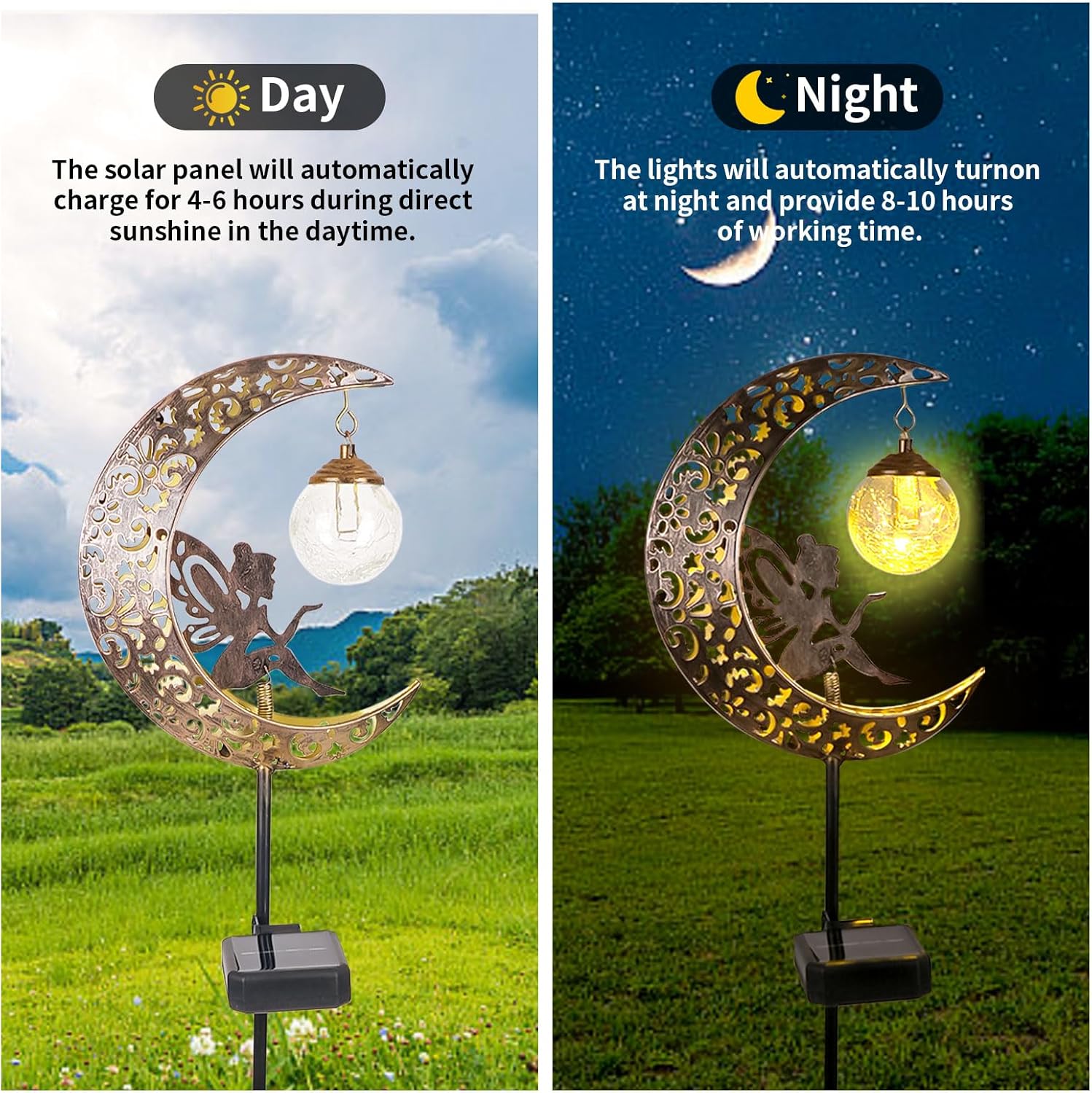 Thumbnail 1 de Axafnev Solarlampen für Außen, Mond-Lichter