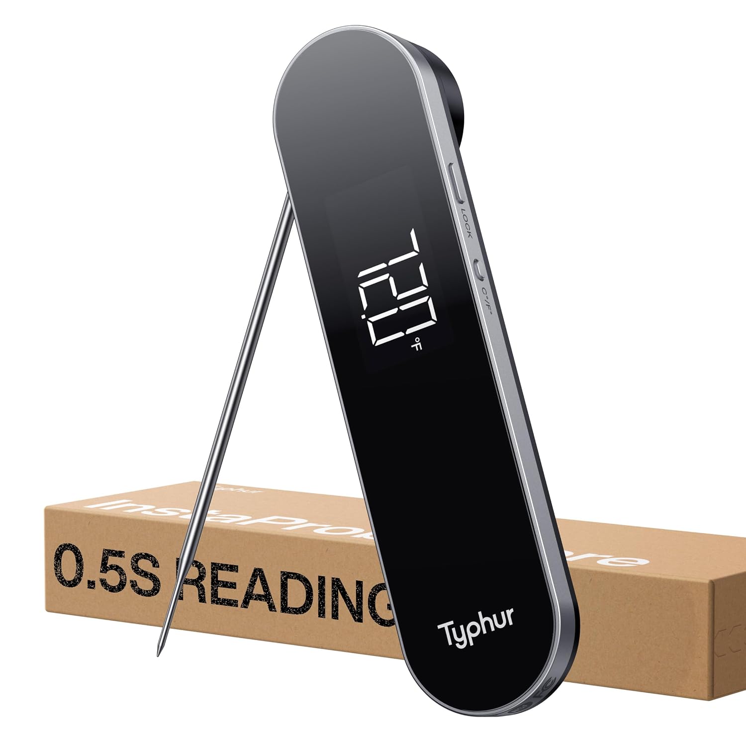 Detalle de Typhur InstaProbe Core HT06-DE Instant-Read Meat Thermometer, 0.5-Second Readings