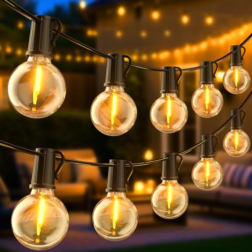 Detalle de FIFlying Catena Luminosa Esterno 48.15 m G40 IP54 – 70+2 LED, Bianco Caldo 2700K