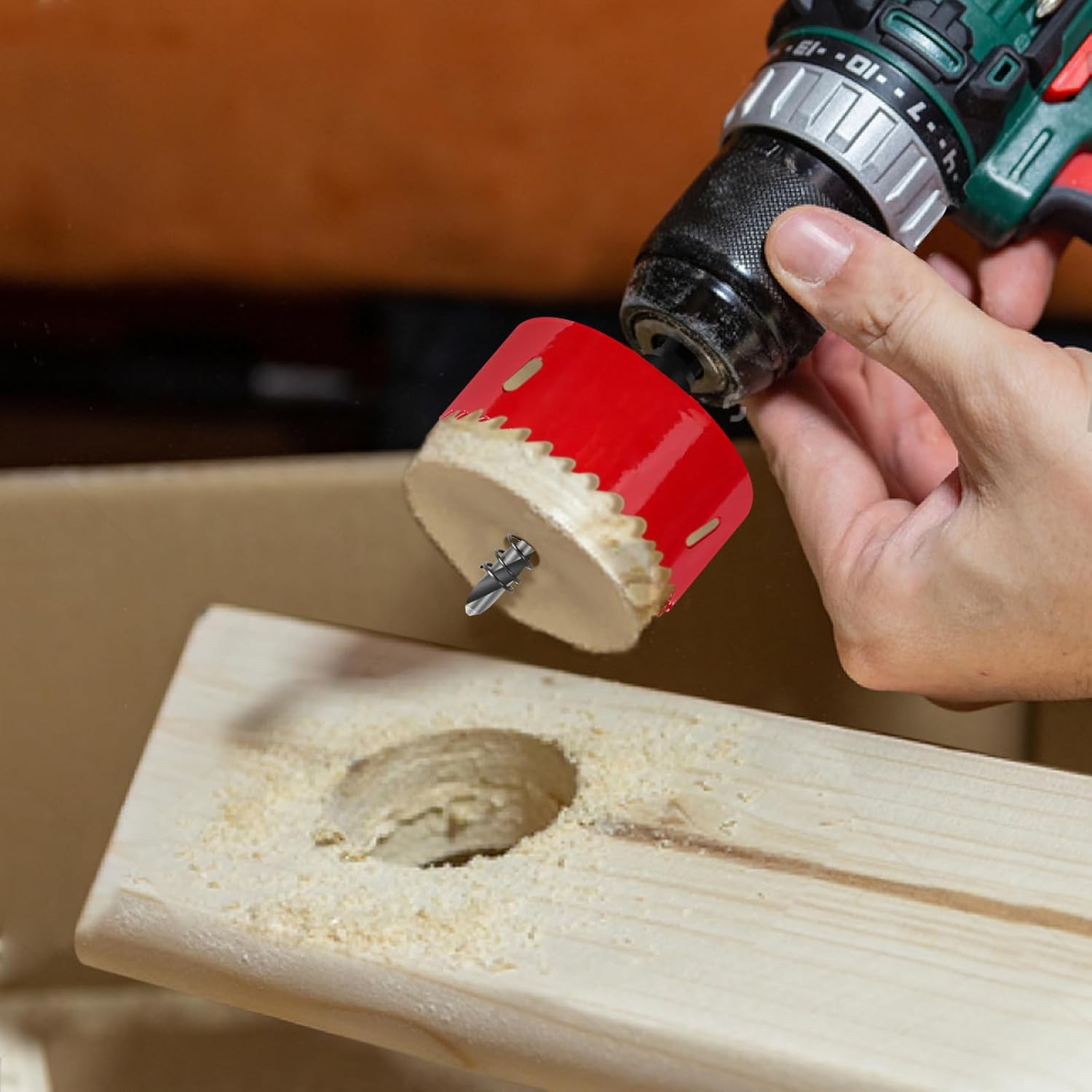 Thumbnail 6 de Yeepeo Lochsäge 68mm für Holz und PVC
