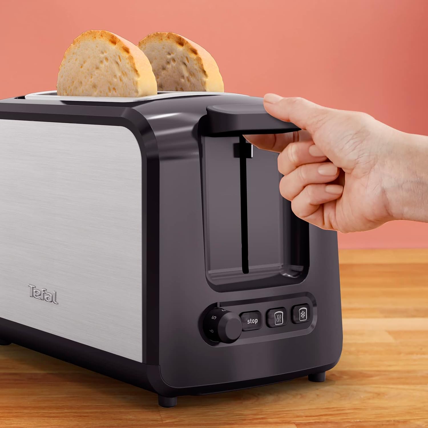 Thumbnail 6 de Tefal TT410D Express broodrooster met 2 sleuven, 7 bruiningsstanden en ontdooifunctie