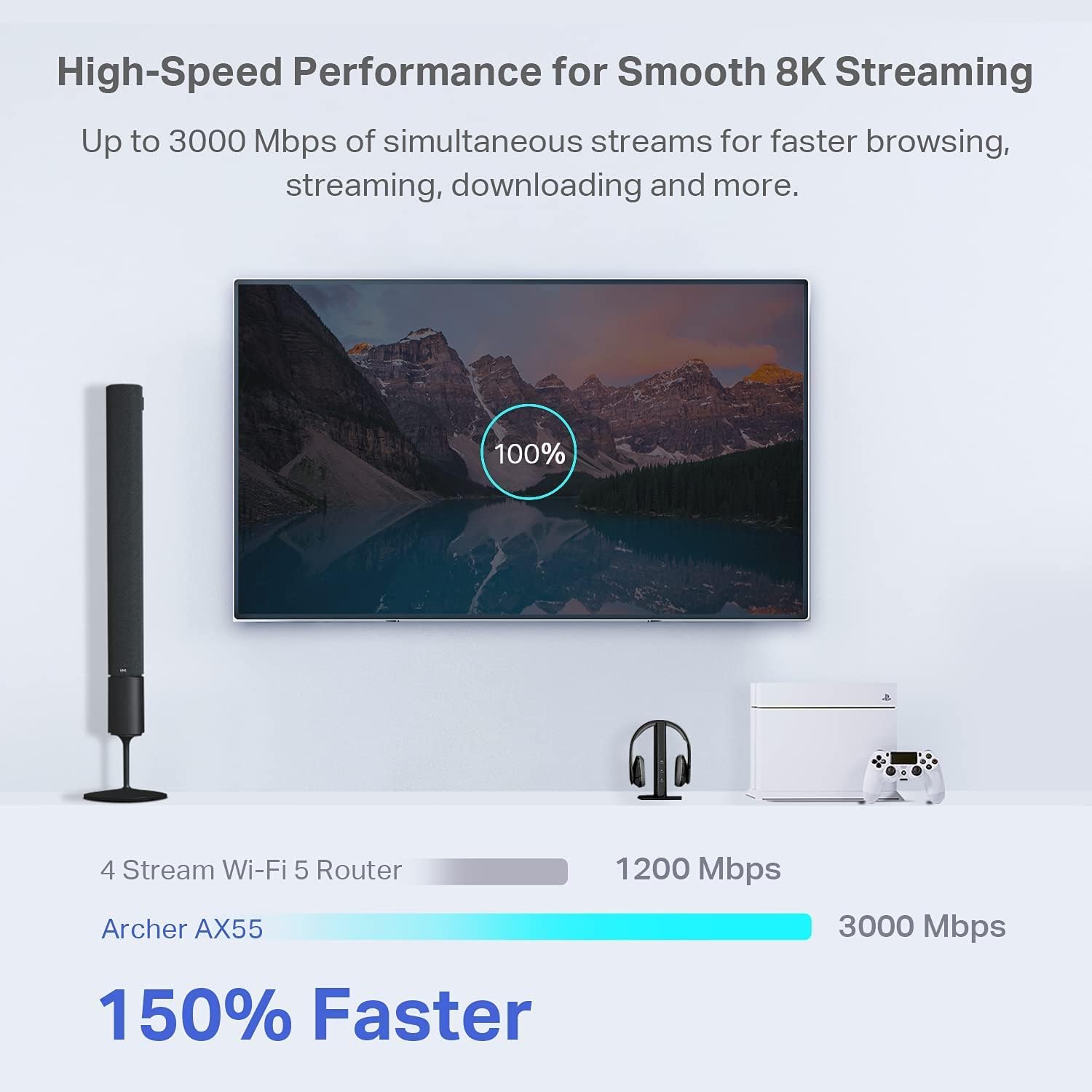 Detalle 2 de TP-Link Archer AX55 AX3000 Wi‑Fi 6 Router