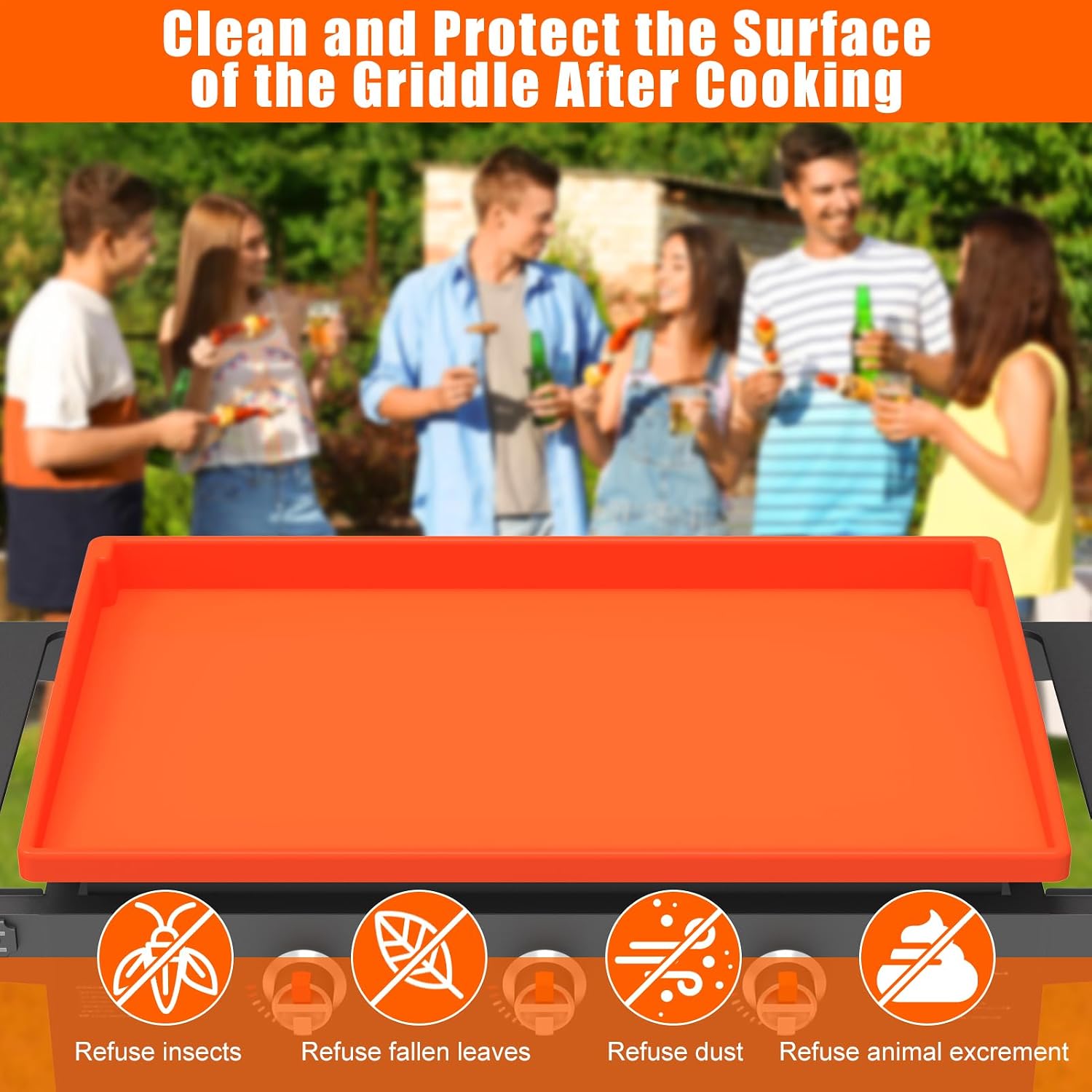 Detalle 2 de Silicone Griddle Mat Cover, 28 XL