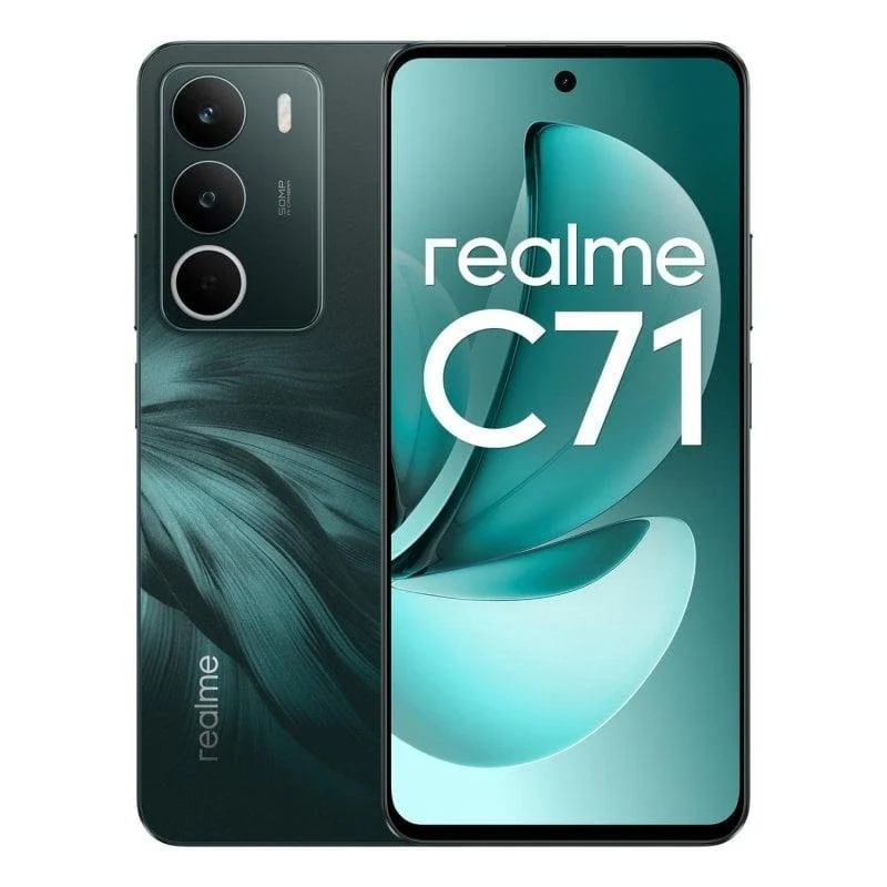 Detalle de Realme C71 4G 6GB/128GB 6,67 pulgadas Verde: autonomía y fluidez para el día a día