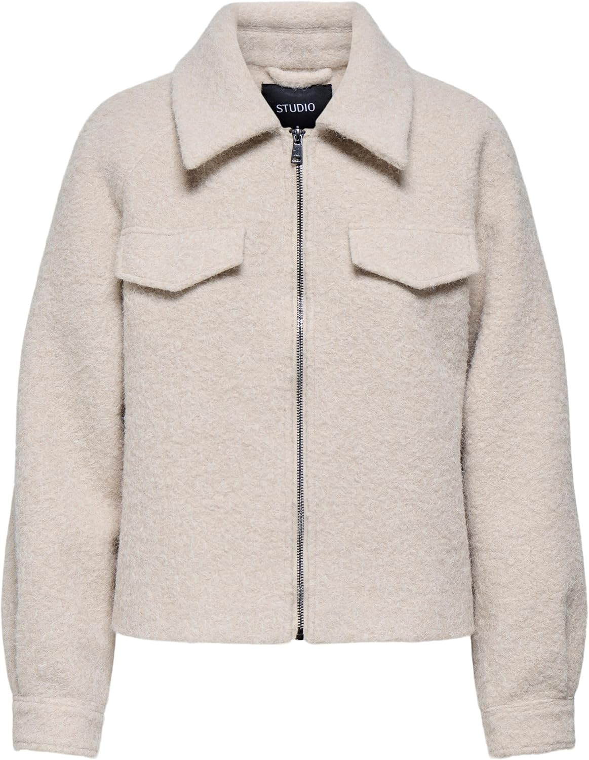Detalle de ONLY Onlmalo Boucle Jacket Otw Noos Donna – Giacca Bouclé Otw Noos