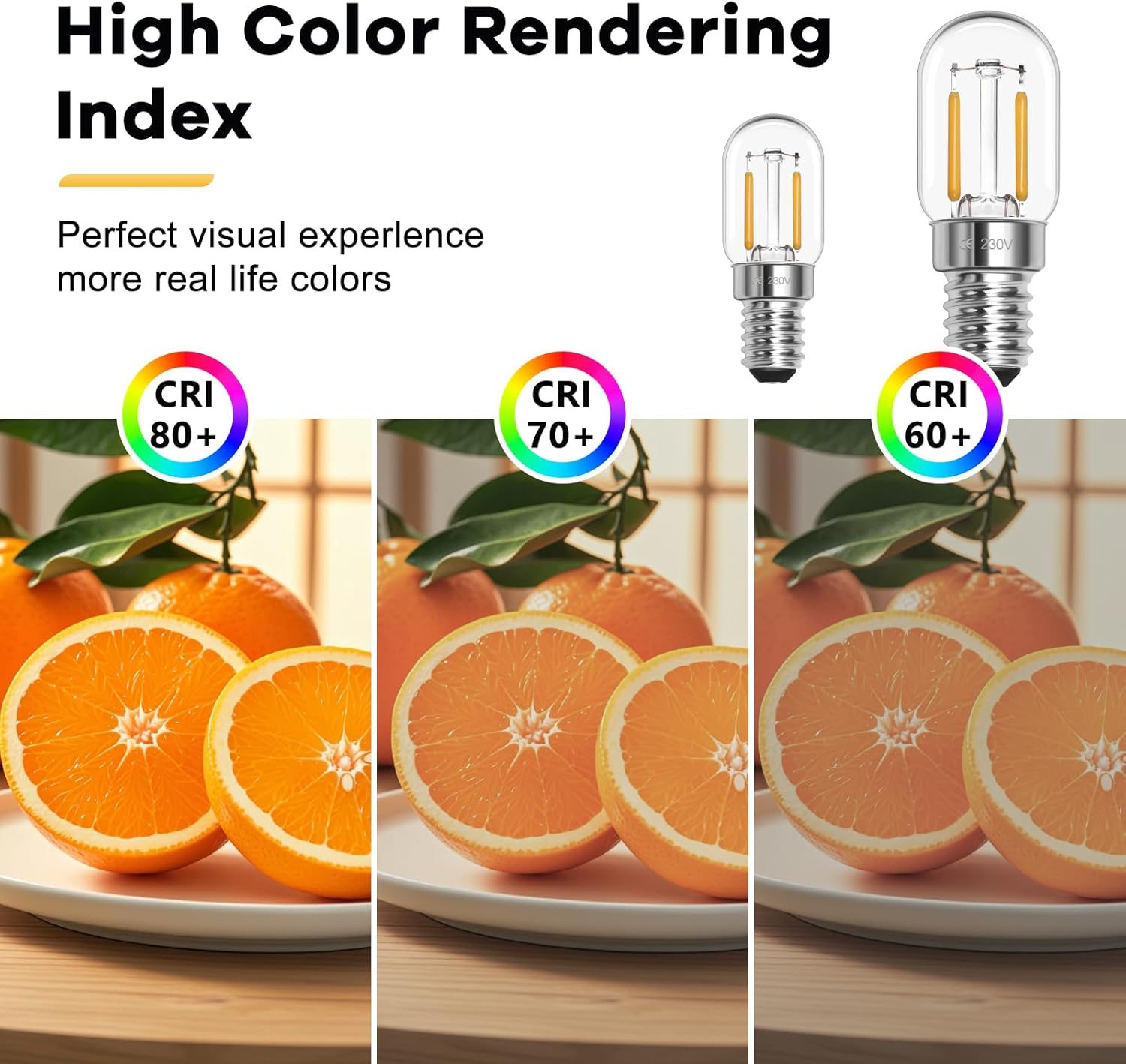Thumbnail 3 de LED Glühbirne E14 Warmweiß 1W 230V – 2er-Set (T22, nicht dimmbar, 2700K, 100 lm)