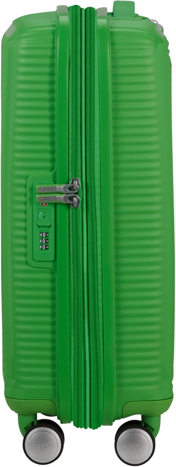 Detalle de American Tourister Soundbox Koffer 55×40×20/23 cm – Hartschale Handgepäck mit Erweiterung