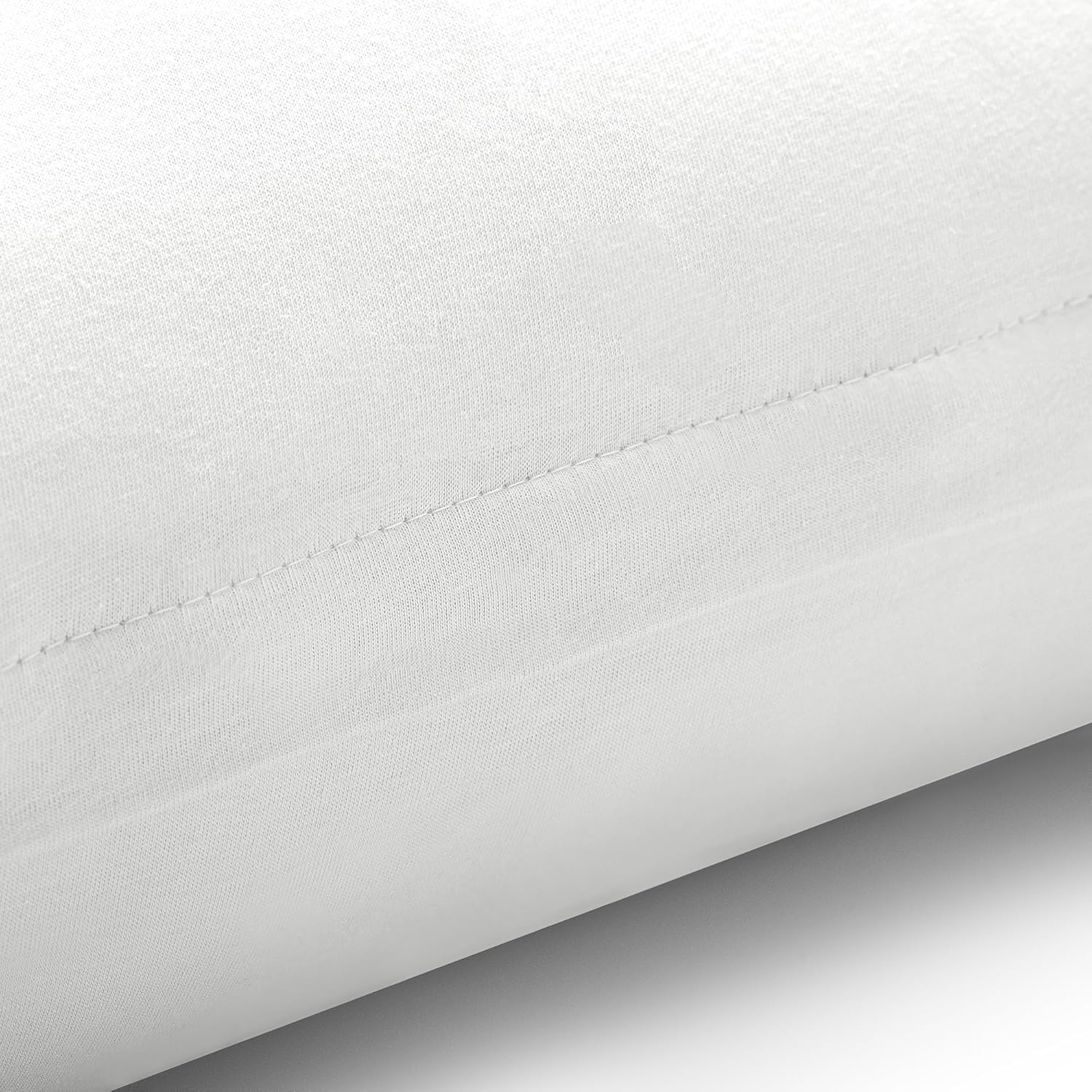 Thumbnail 4 de DeCoKing 2 Kissenbezüge Amber (50x60 cm) aus Jersey-Baumwolle, mit Reißverschluss – weiß