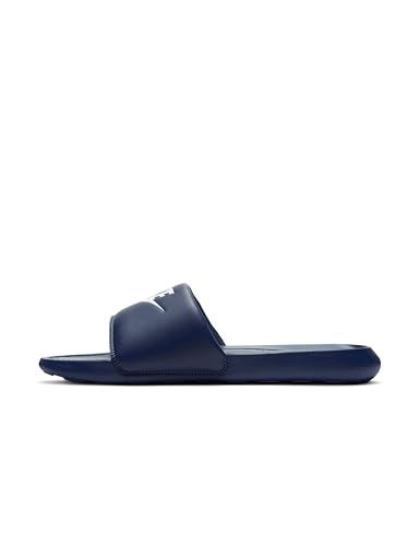 Detalle de Nike Victori One – Chanclas para hombre, Midnight Navy White 401 (42.5 EU)