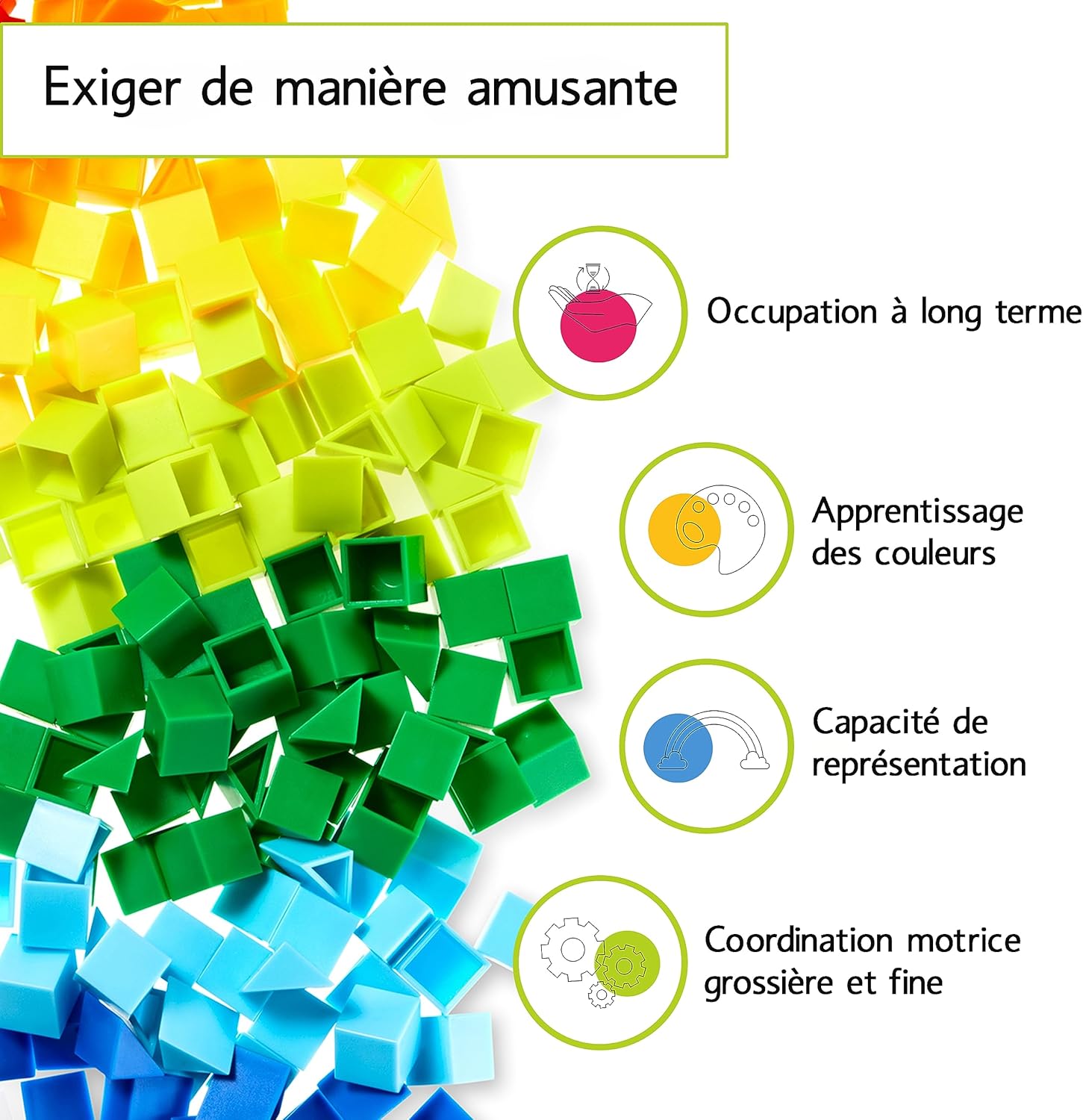 Thumbnail 5 de CUBIDI Jeu de mosaïque dinosaures