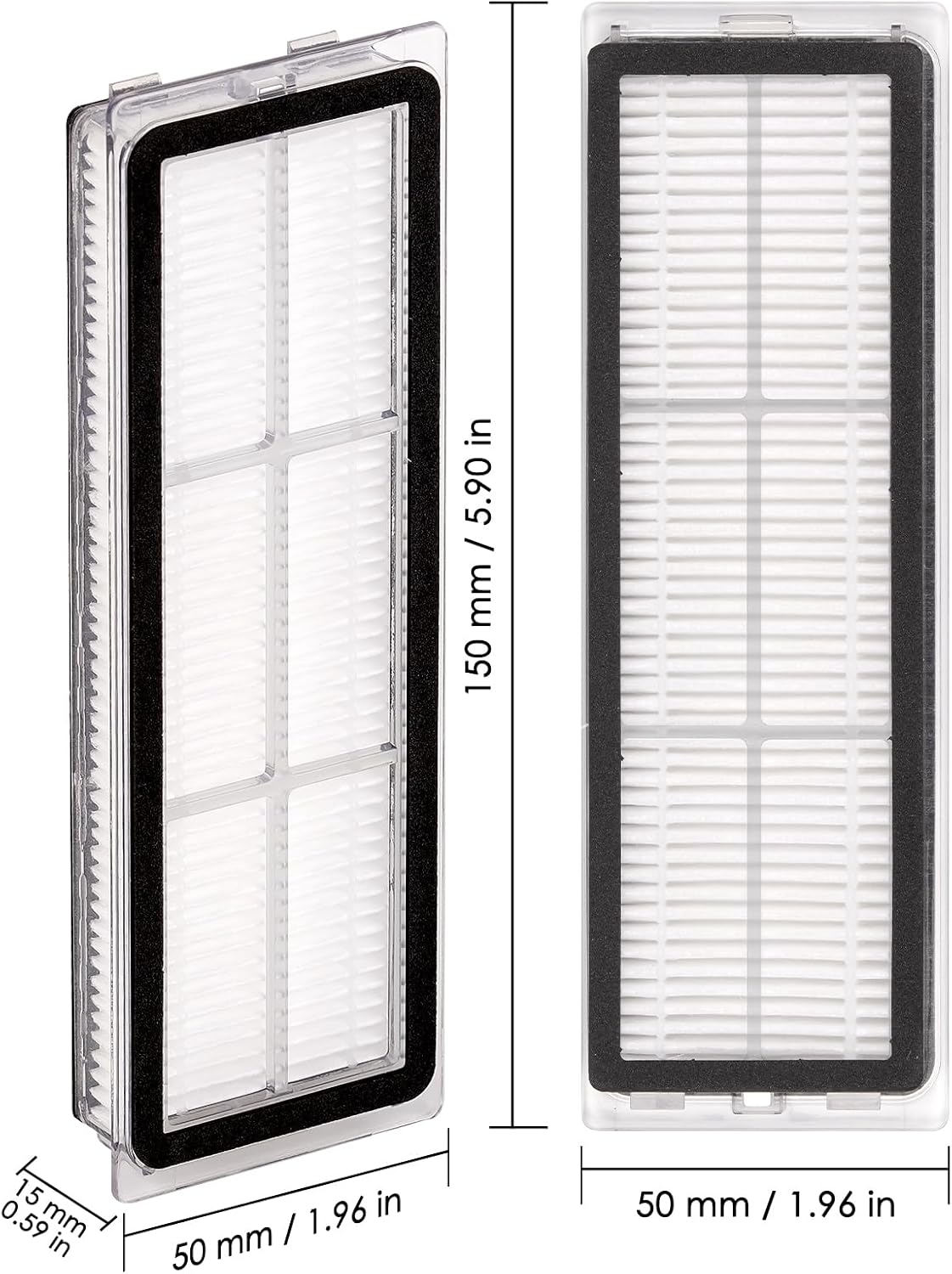 Detalle 1 de COWINORY HEPA-filterset van 5 voor Dreame L10s Ultra en Xiaomi X20+
